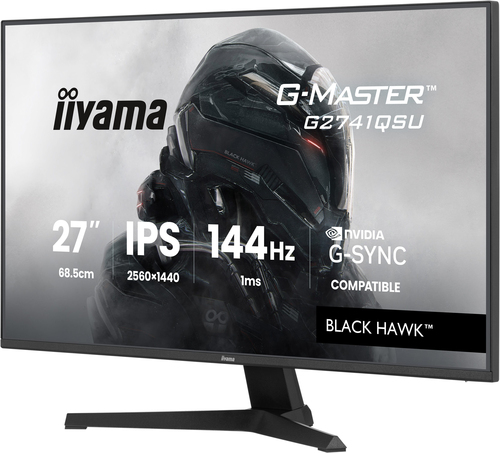 Iiyama 27 pouces  G2741QSU-B1 - Ecran PC Iiyama - grosbill.com - 1