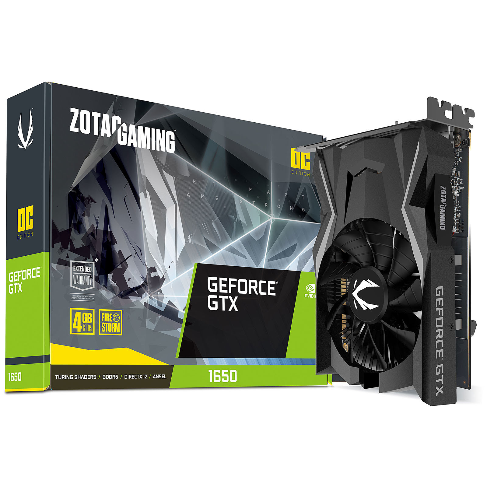 ZOTAC GTX 1650 OC  - Carte graphique ZOTAC - grosbill.com - 0