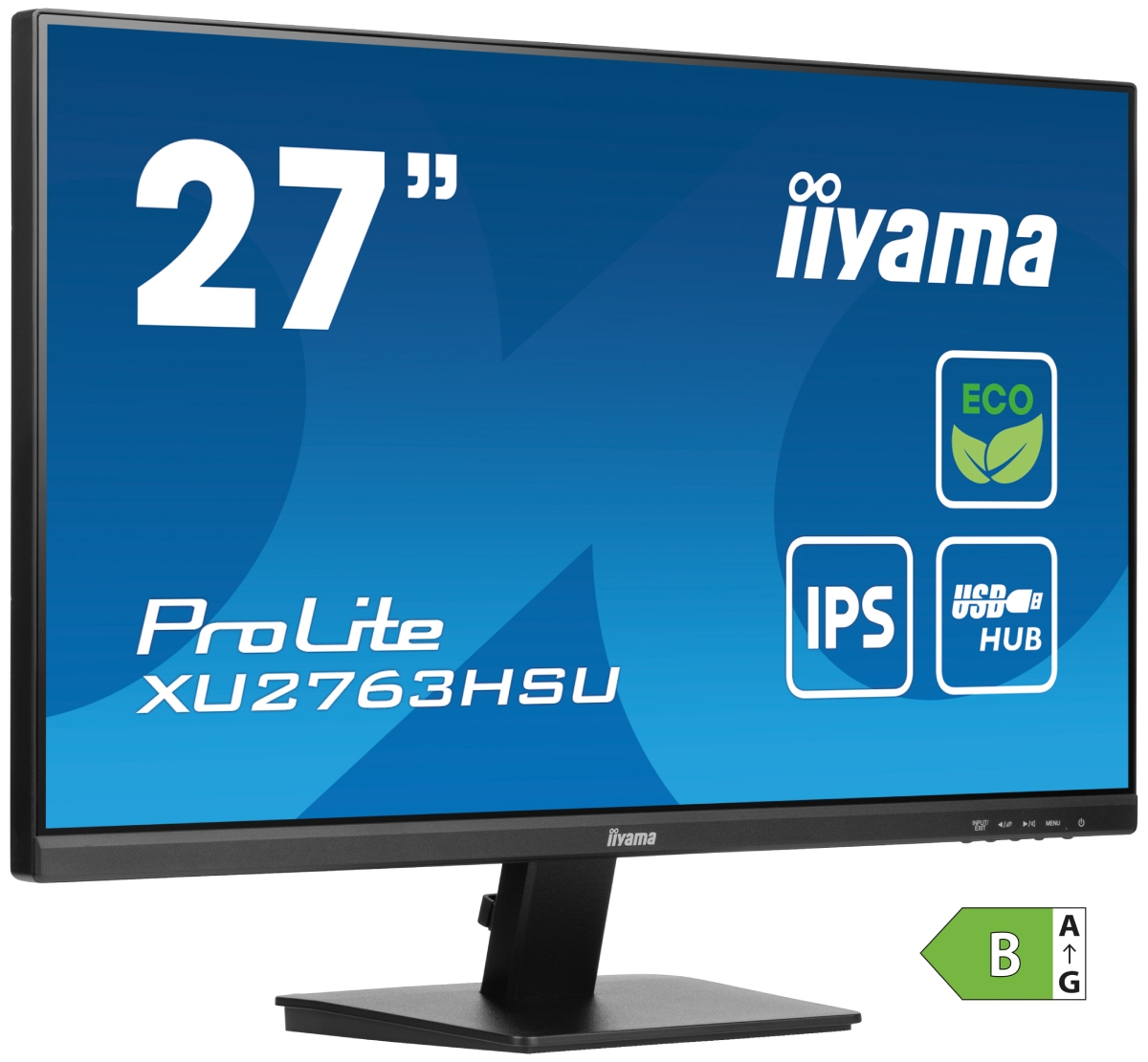 Iiyama 27 pouces  XU2763HSU-B1 - Ecran PC Iiyama - grosbill.com - 1