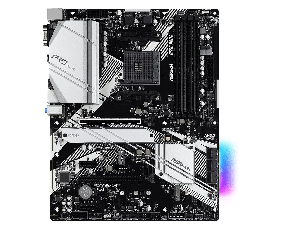 ASRock B550 Pro 4 ATX  - Carte mère ASRock - grosbill.com - 3