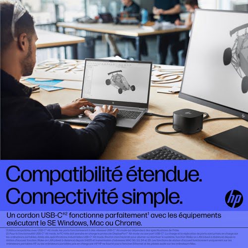 HP TB 280W G4 Dock wCombo Cable-EURO - Achat / Vente sur grosbill.com - 13