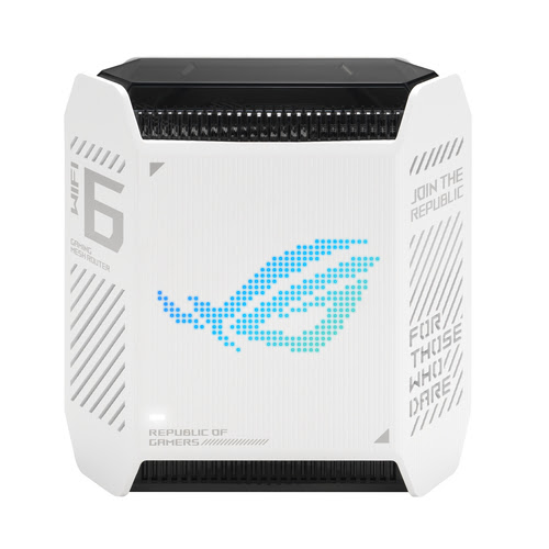 image produit Asus ROG Rapture GT6 x1 White (WiFi 6 Mesh) Grosbill