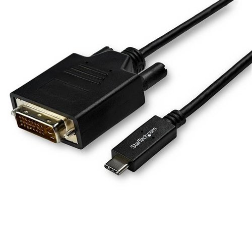 Cable USB-C to DVI 3m/10ft 1920/1200 - Achat / Vente sur grosbill.com - 0