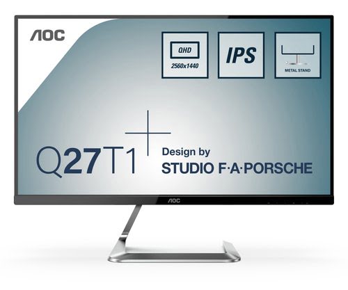 AOC Q27T1 27 LED Quad HD 5 ms Black
