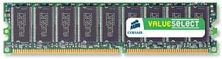 Corsair Value Select 1Go (1x1Go) DDR 400MHz - Mémoire PC Corsair sur grosbill.com - 0