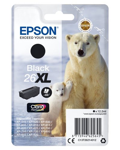 Epson - Noir - C13T26214022