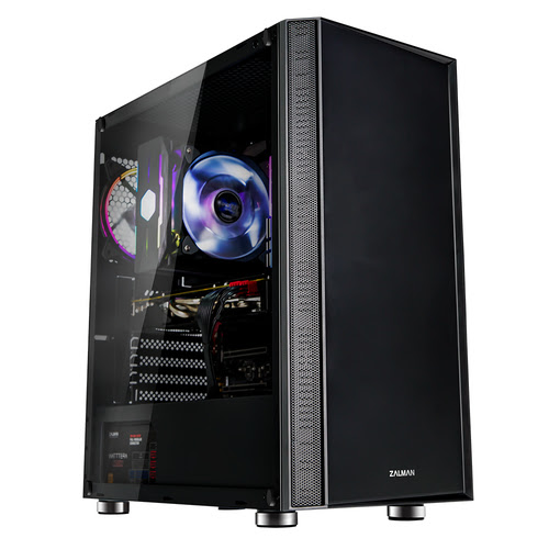 Zalman R2 Black RGB Noir - Boîtier PC Zalman - grosbill.com - 1