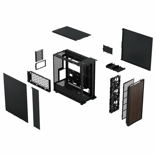 Fractal Design North XL Charcoal Black Noir - Boîtier PC - 19