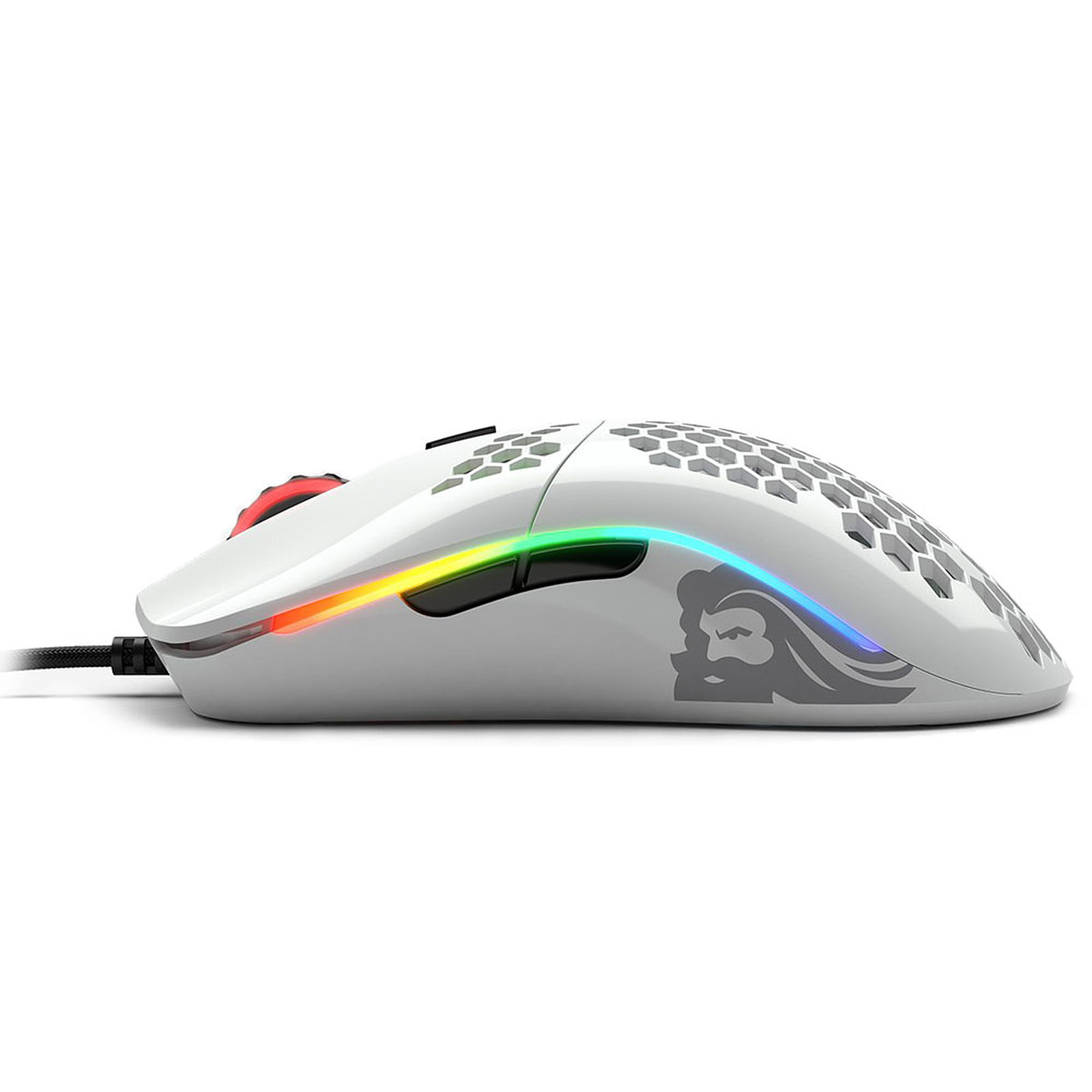 Glorious Model O- Minus (Blanc Brillant) - Souris PC Glorious - 3