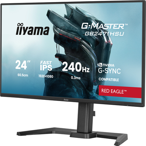 Iiyama 24 pouces  GB2471HSU-B1 - Ecran PC Iiyama - grosbill.com - 2