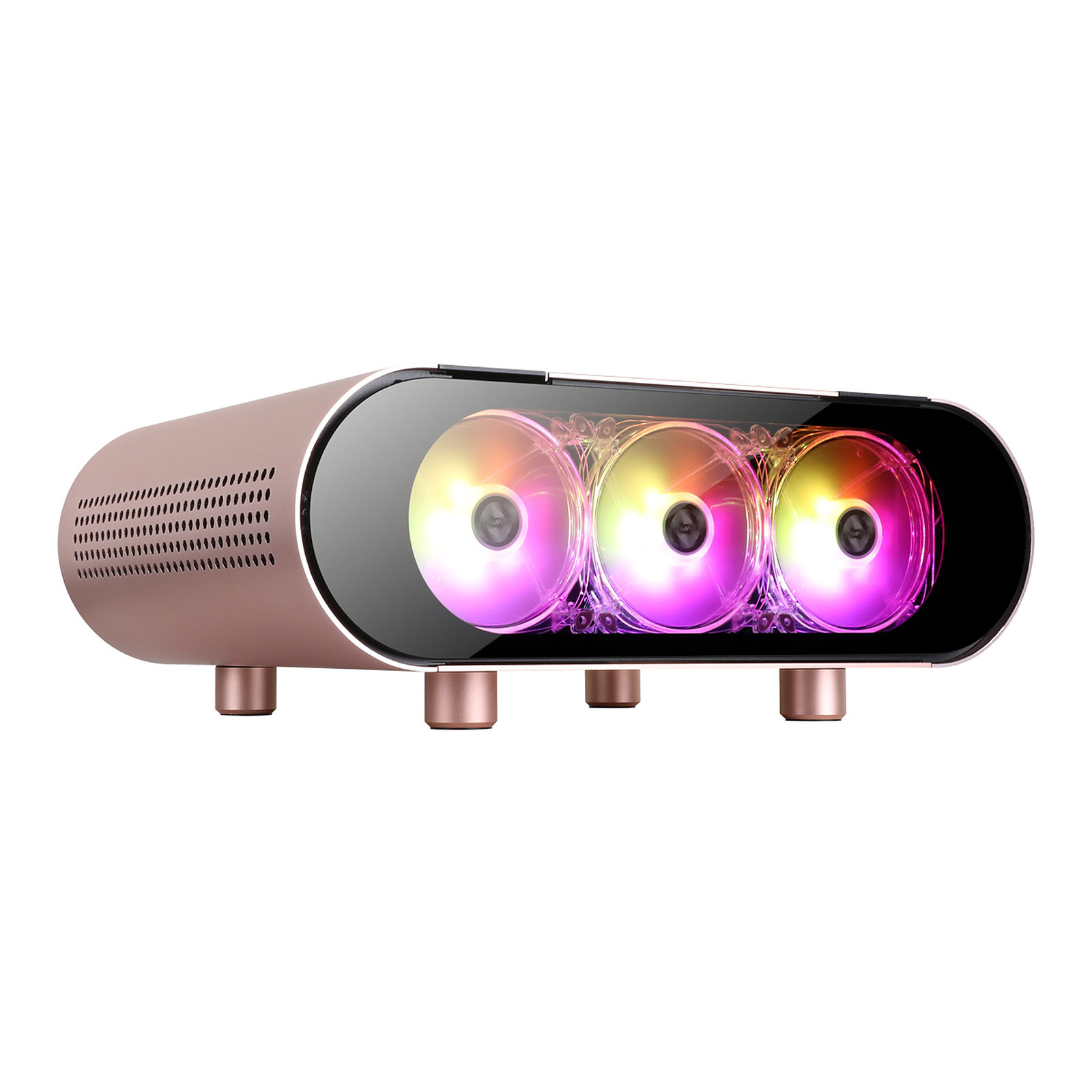 Abkoncore AL300M Rose Or Rose - Boîtier PC Abkoncore - grosbill.com - 4