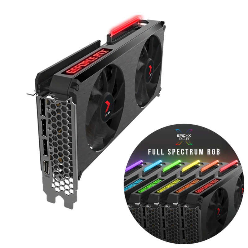 PNY RTX 3060 XLR8 Revel Epic-X LHR  - Carte graphique PNY - 2