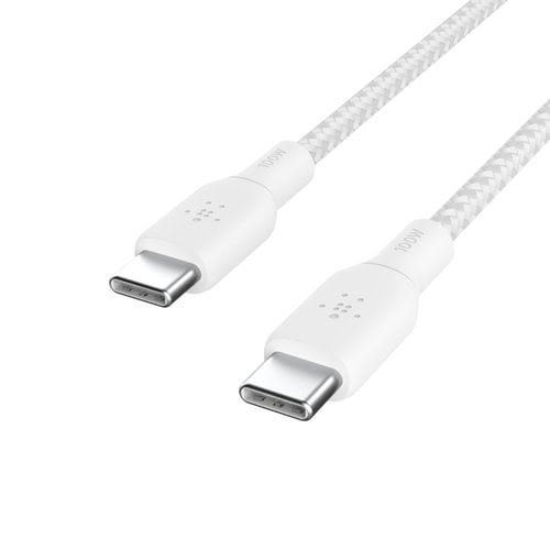 Câble USB-C vers USB-C - 2m - 100W - Blanc# - Connectique PC - 4