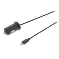 Grosbill Chargeur voiture Micro USB -  Noir (CH-008BL) - Achat / Vente Chargeur sur grosbill.com - 1