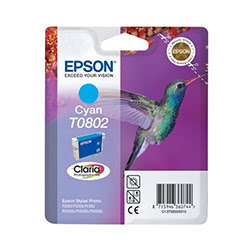 Epson Cartouche Claria T0802 Cyan