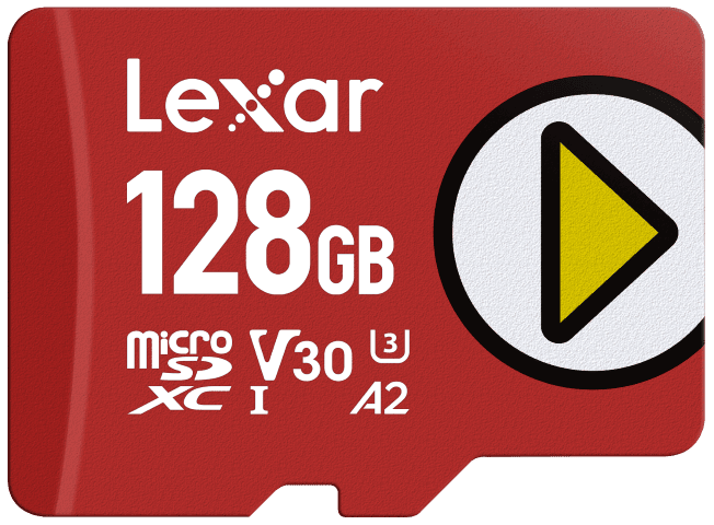 Lexar 128 GB  - PLAY microSDXC - Carte mémoire Lexar - grosbill.com - 2