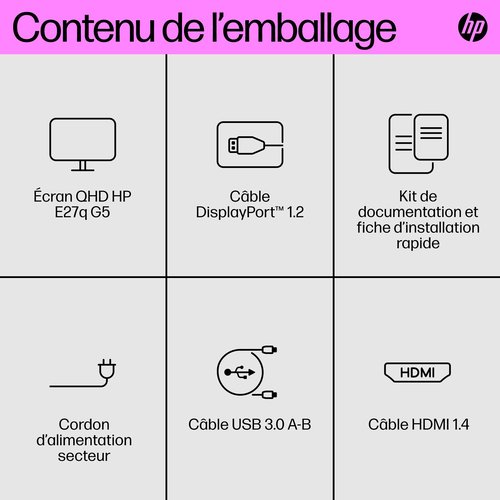 27IN QHD 2560X1440 16:9 5MS - Achat / Vente sur grosbill.com - 9
