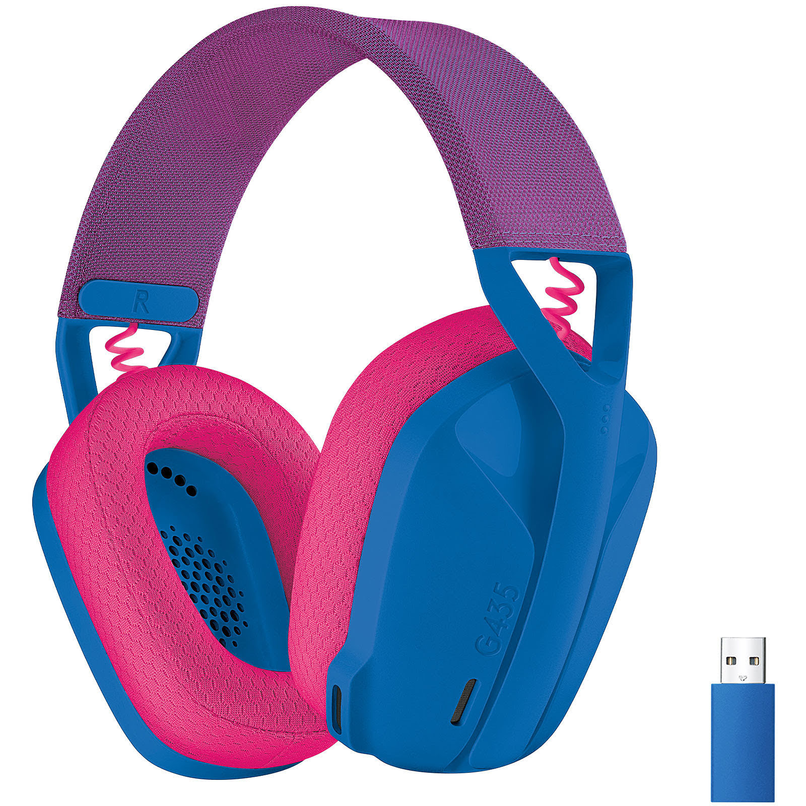 Logitech G435 Sans fil Lightspeed Stereo Bleu - Micro-casque - 0