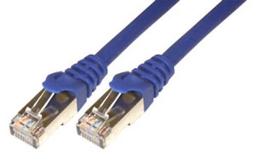 CABLE RJ45 Armoured 0.5M CAT6 Blue - Achat / Vente sur grosbill.com - 0