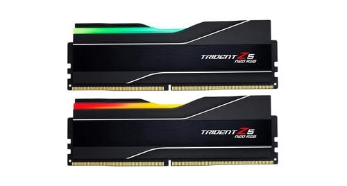 G.Skill Trident Z5 Neo RGB, DDR5-6000, CL36, AMD EXPO - 32 GB Dual-Kit, Schwarz - Achat / Vente sur grosbill.com - 1