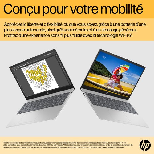 HP/15-fc0151nf/FHD/R5-7520U/16G/512/W11H - Achat / Vente sur grosbill.com - 6