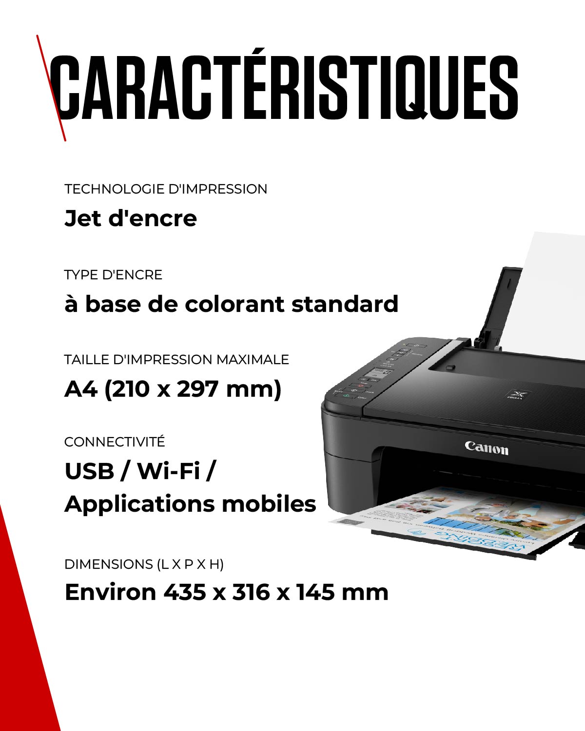 Imprimante multifonction Canon PIXMA TS3350 - grosbill.com - 4