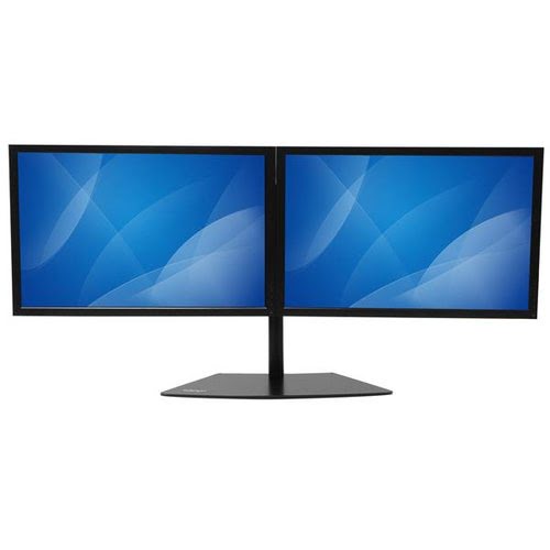 Dual Monitor Stand - Low-profile Base - Achat / Vente sur grosbill.com - 4