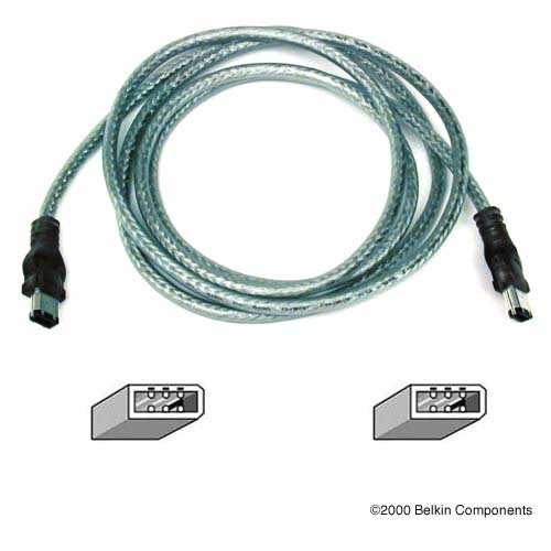 Câble Firewire IEEE1394 6P-6P - 1.8m - Connectique PC - 0