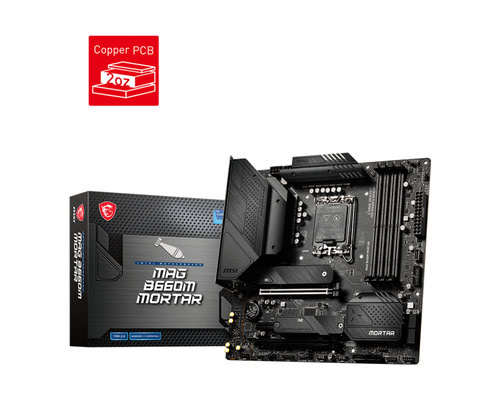 MSI MAG B660M MORTAR Micro-ATX  - Carte mère MSI - grosbill.com - 0