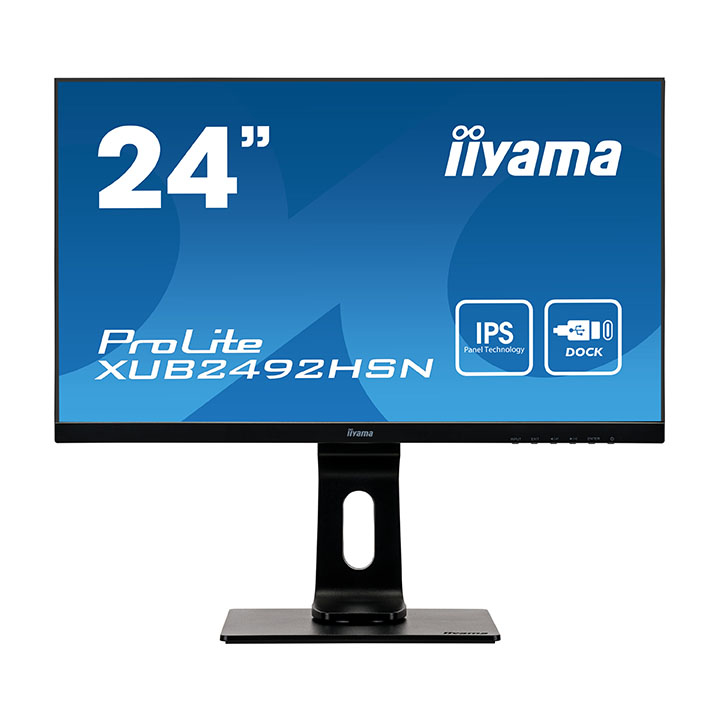 Iiyama 24"  XUB2492HSN-B1 -- - Ecran PC Iiyama - grosbill.com - 0