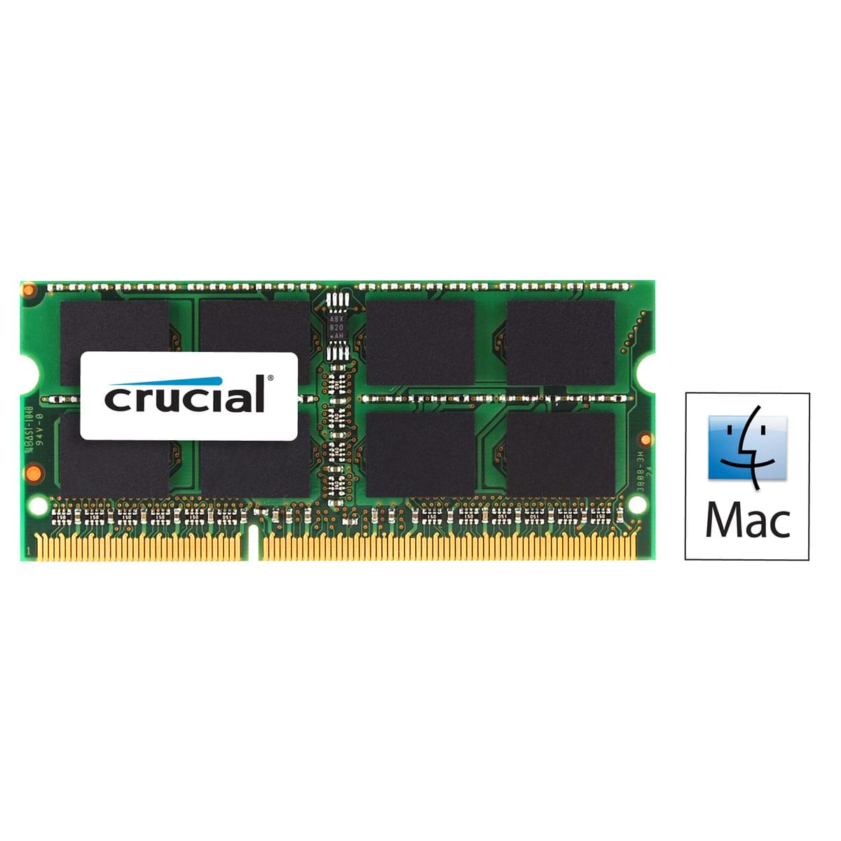 Crucial SO-DIMM 4Go DDR3 1333 for MAC CT4G3S1339MCEU - Mémoire PC portable - 0