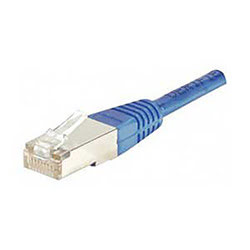 Grosbill Connectique réseau Cordon Cat 6, 4P Moule 2.00 m F/UTP Bleu