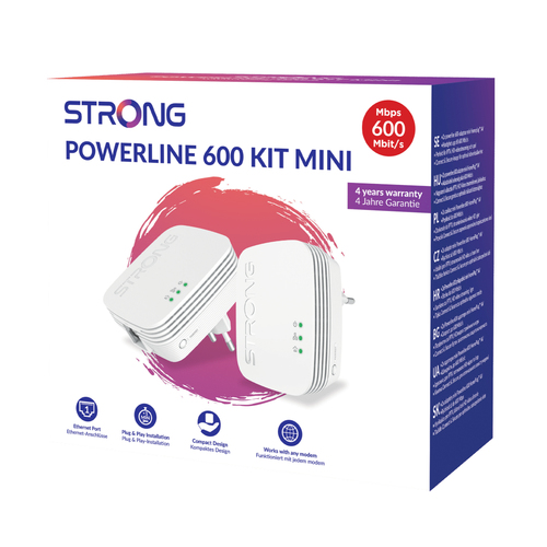 Strong POWERL600MINIDUO (600Mbps) - Pack de 2