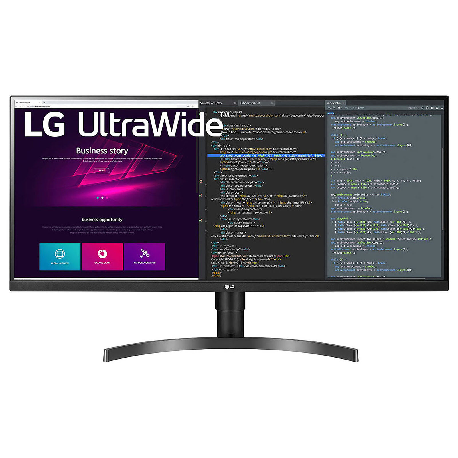 LG 34 pouces  34WN750-B ** - Ecran PC LG - grosbill.com - 0