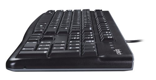 K120 Corded Keyboard Noir - Achat / Vente sur grosbill.com - 1