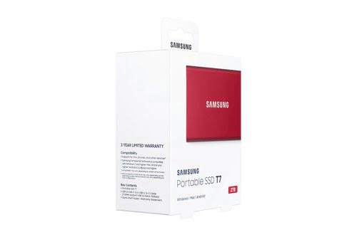 Samsung T7 2TB RED - Achat / Vente sur grosbill.com - 9