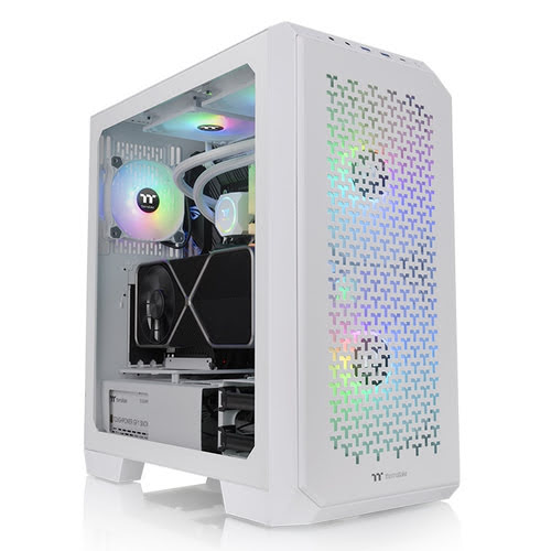 Thermaltake View 300 MX Tempered Glass ARGB Blanc - Boîtier PC - 1
