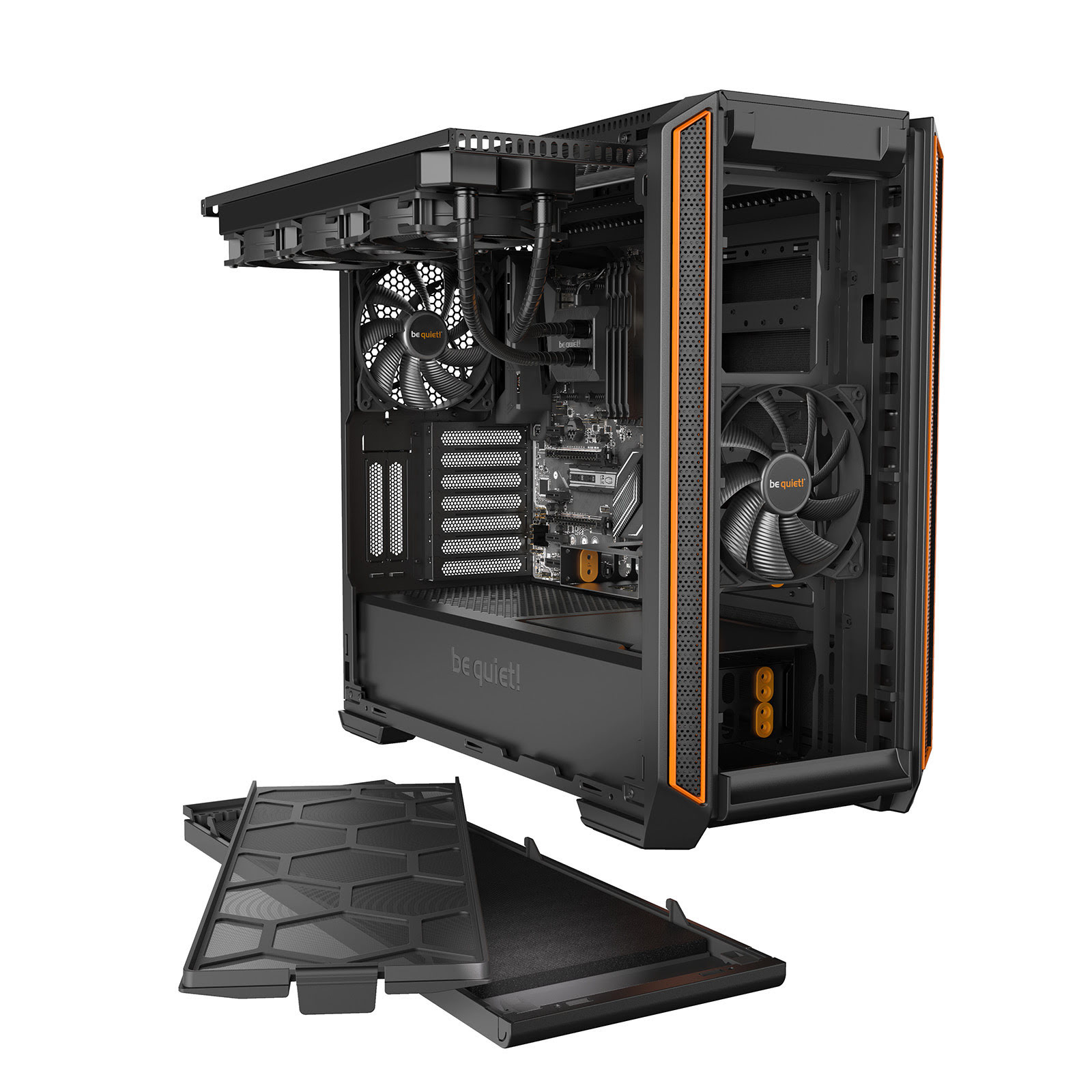 Be Quiet! Silent Base 601 Orange Orange - Boîtier PC Be Quiet! - 2