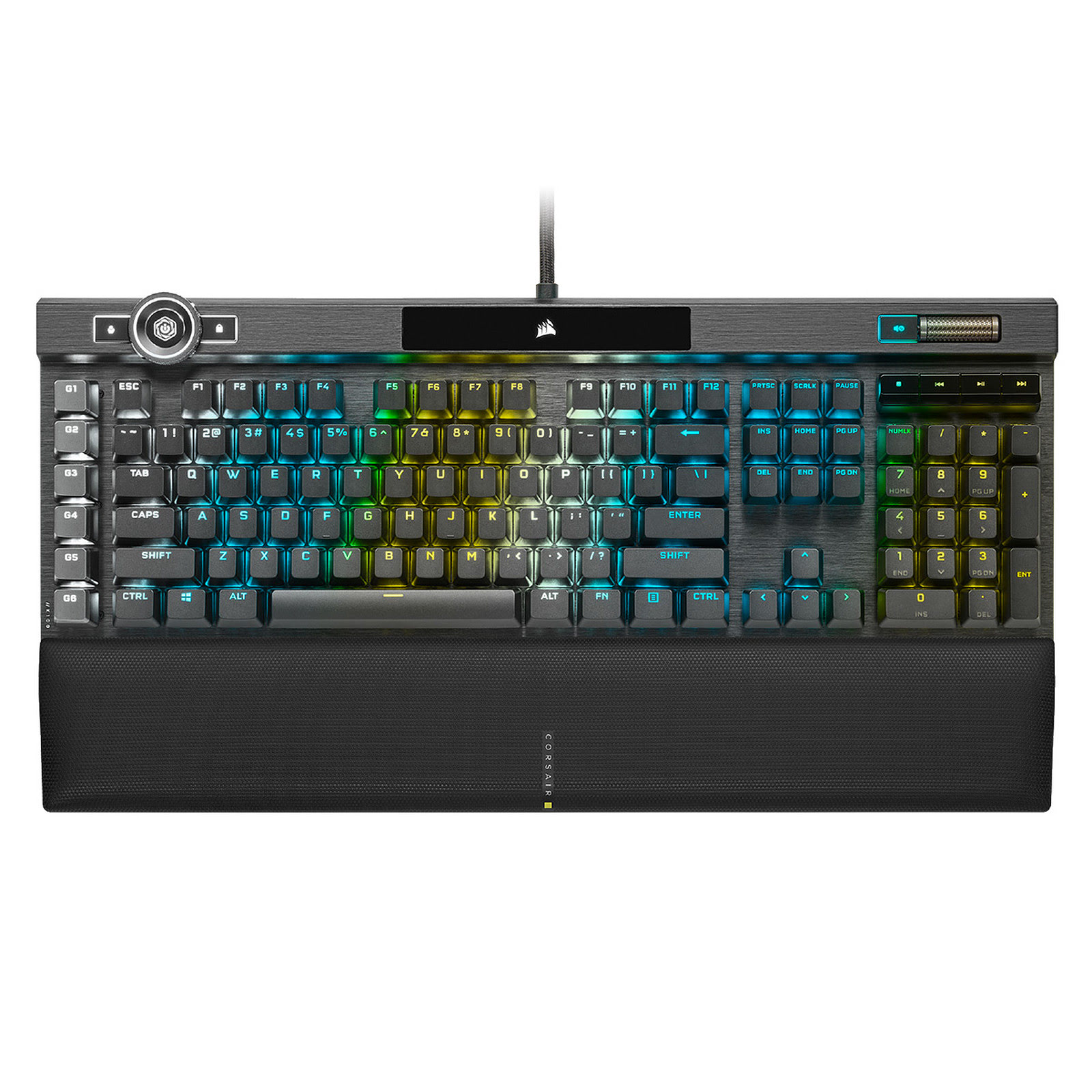 Corsair K100 RGB OPX Noir CH-912A01A-FR - Clavier PC Corsair - 0