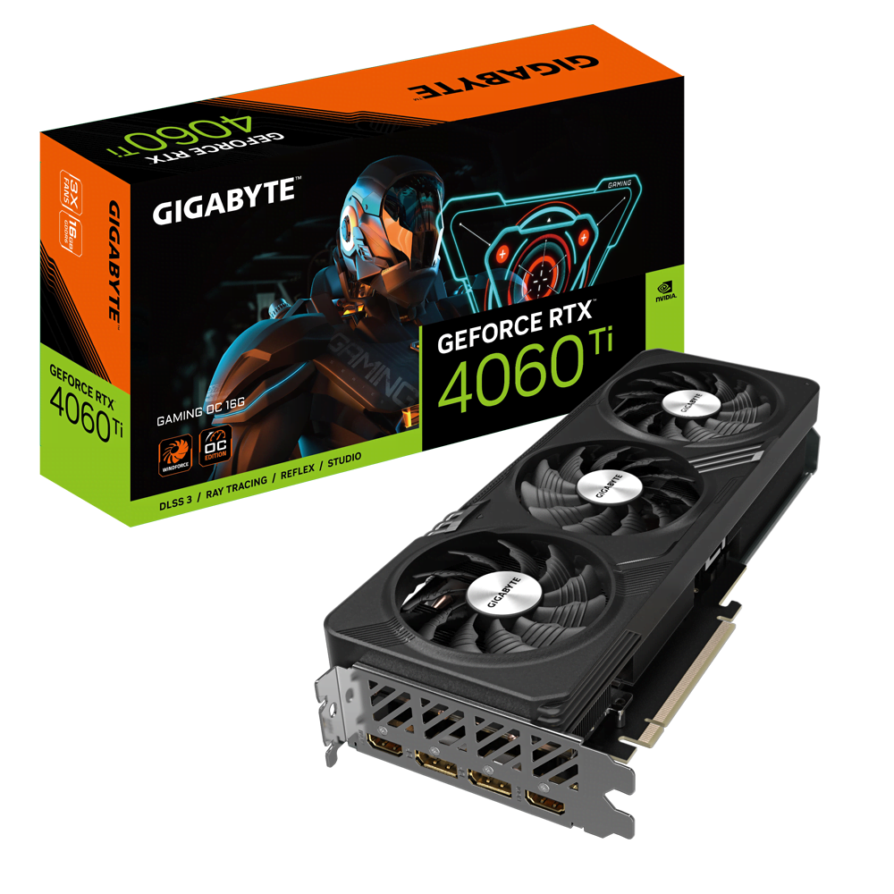 image produit Gigabyte GeForce RTX 4060 Ti 16GB Gaming OC  Grosbill