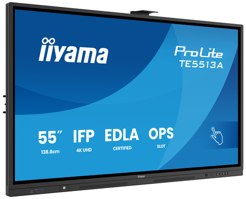 Iiyama TE8613A-B1AG - 85.6" 4K Tactile IPS 8ms Android 14 OS iiShare Wifi Bluetooth (TE8613A-B1AG) - Achat / Vente Affichage collaboratif sur grosbill.com - 3