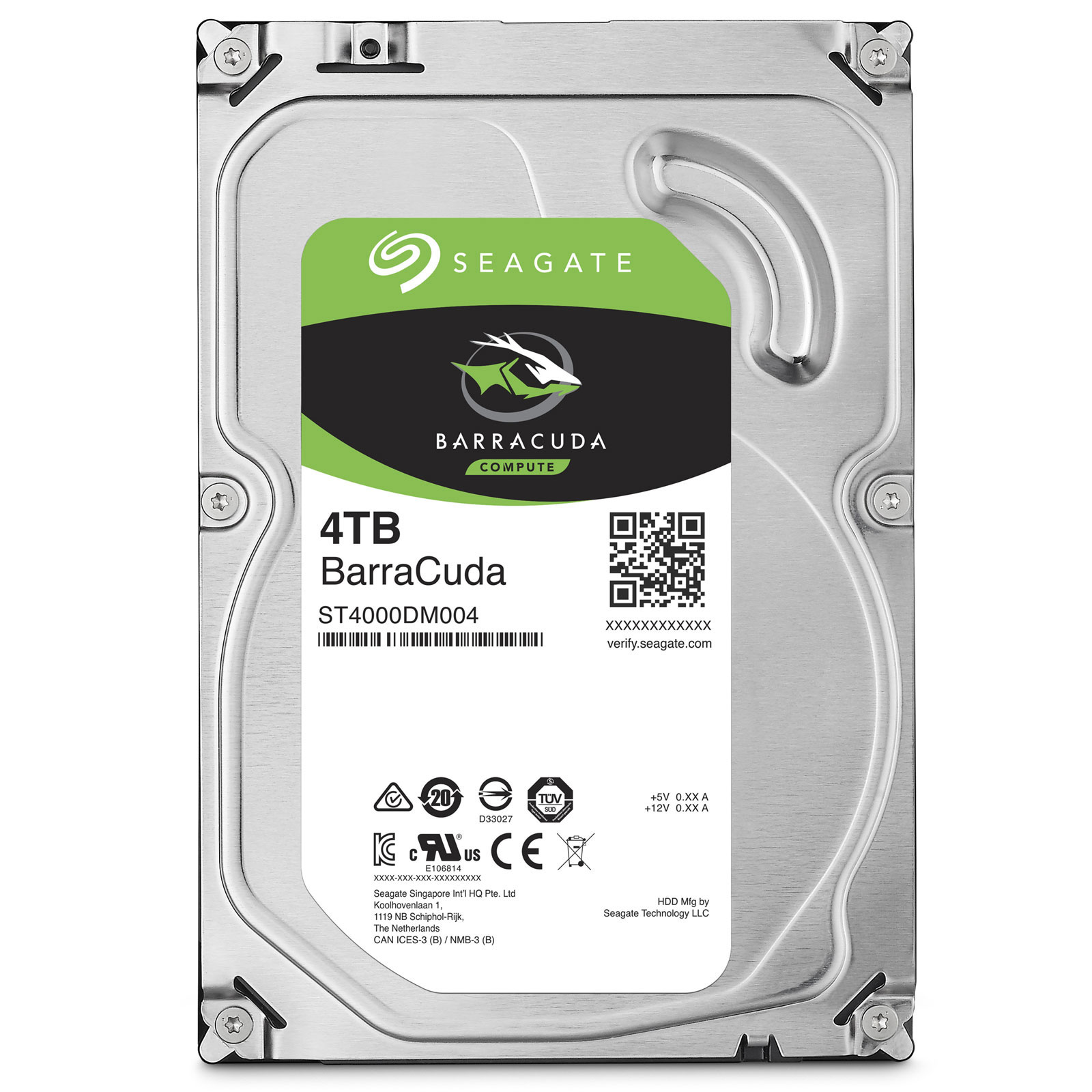 Seagate ST4000DM004  5400 Tr/min - Disque dur 3.5" interne - 0