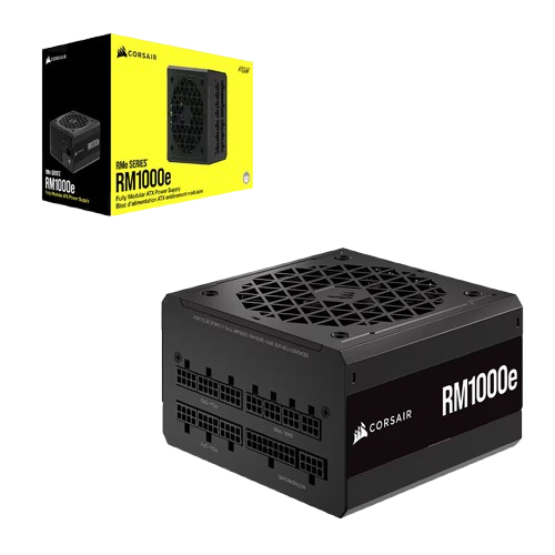 Corsair Frame 4000D RS ARGB Noir + ATX 1000W-RM1000e Gold Noir - Boîtier PC - 7