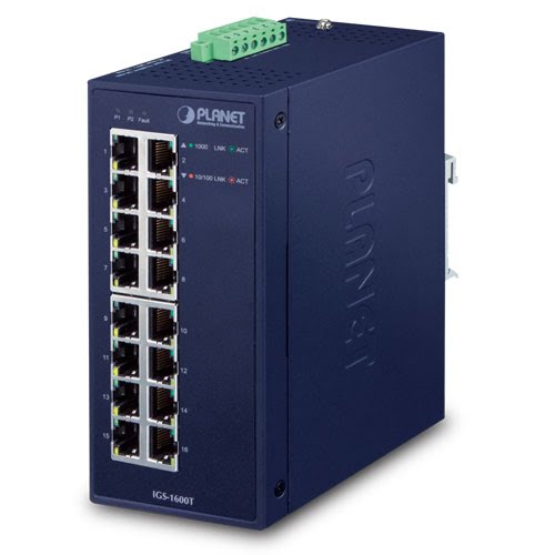 Switch Planet 16 ports 10/100/1000 - IGS-1600T   - grosbill.com - 0