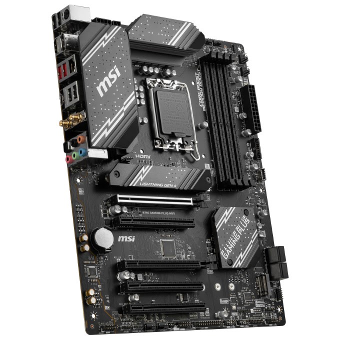 MSI B760 GAMING PLUS WIFI ATX  - Carte mère MSI - grosbill.com - 2
