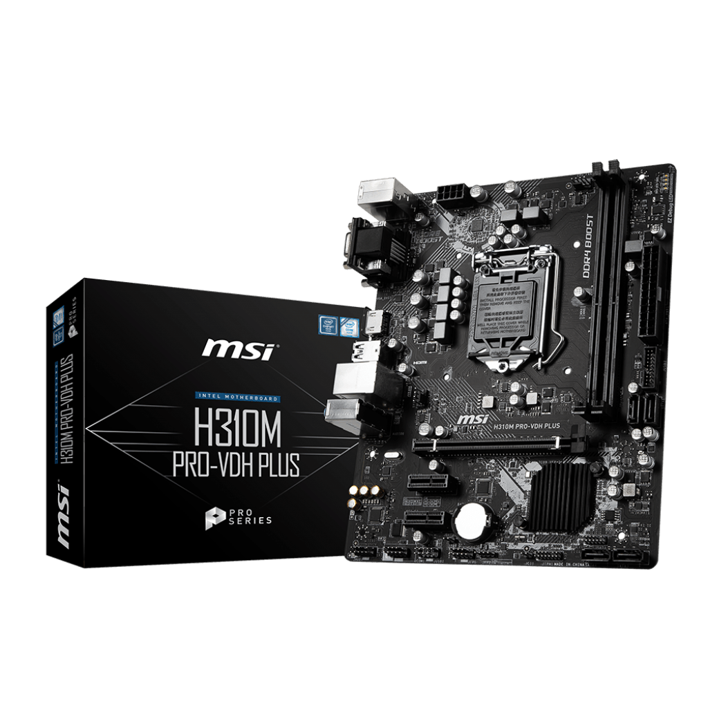 MSI H310M PRO-VDH PLUS Micro-ATX  - Carte mère MSI - grosbill.com - 0