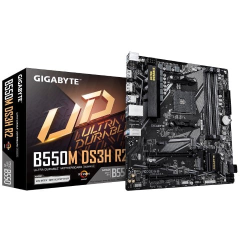 Gigabyte B550M DS3H R2 Micro-ATX  - Carte mère Gigabyte - 0