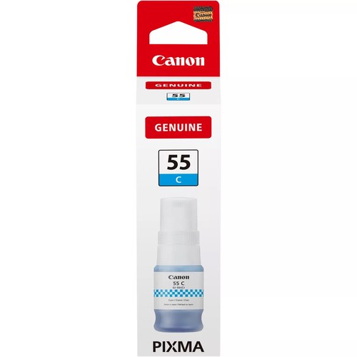 GI-55C - Cyan pour imprimante Jet d'encre Canon - 1