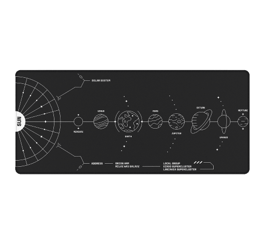 Dark Project Terra Nova XL - Noir# - Tapis de souris Dark Project - 0