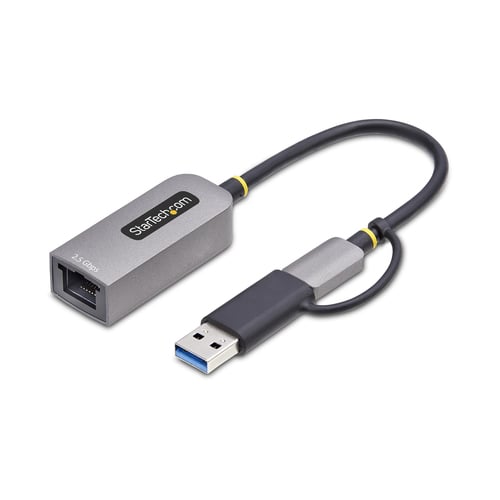 Adaptateur Ethernet vers USB-C/USB-A - Connectique PC - 1